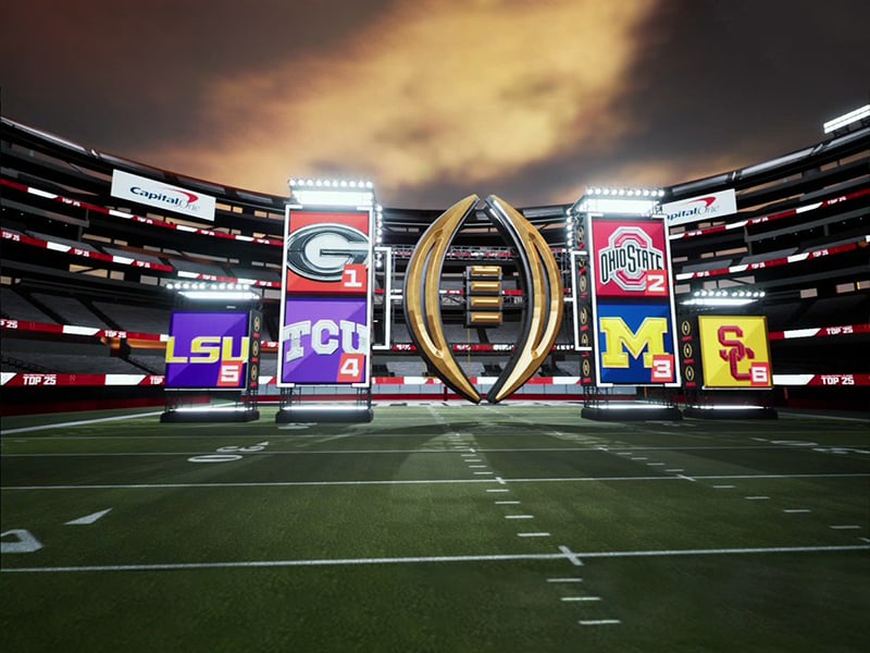 College Football Playoff new augmented reality