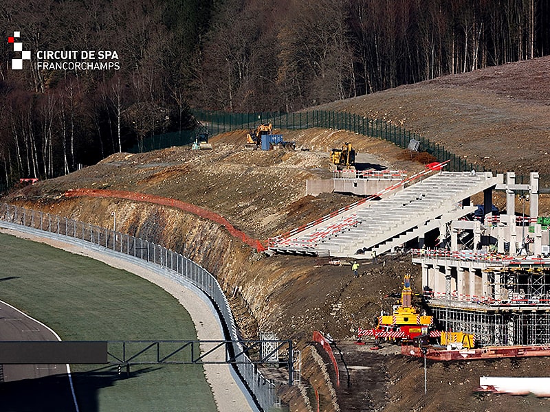 Construction update Circuit de Spa-Francorchamps