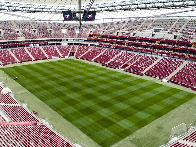 Poland stadium reopens