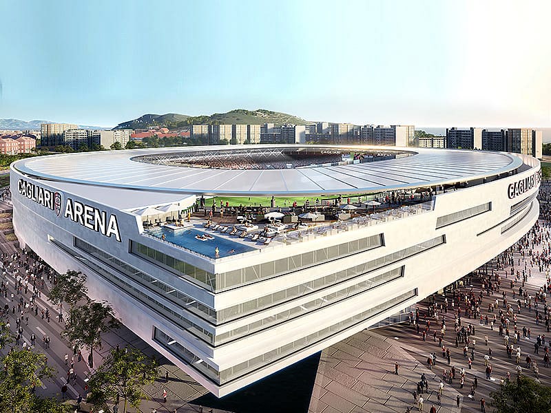 Cagliari stadium update February 2023