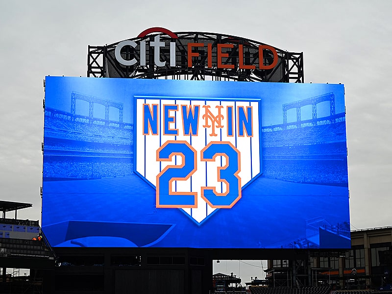 Newest LED technology at Mets stadium