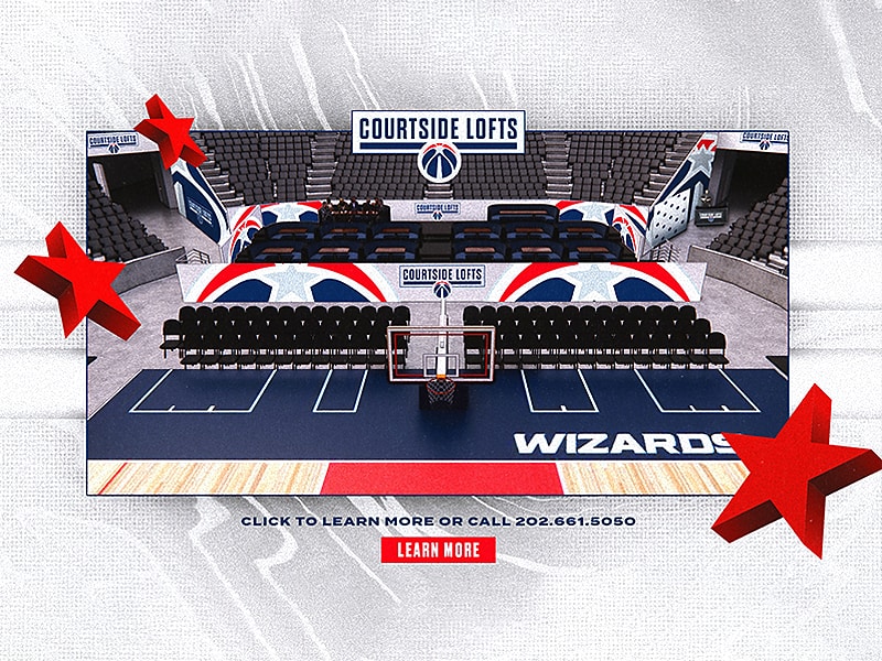 New premium spaces of Washington Wizards