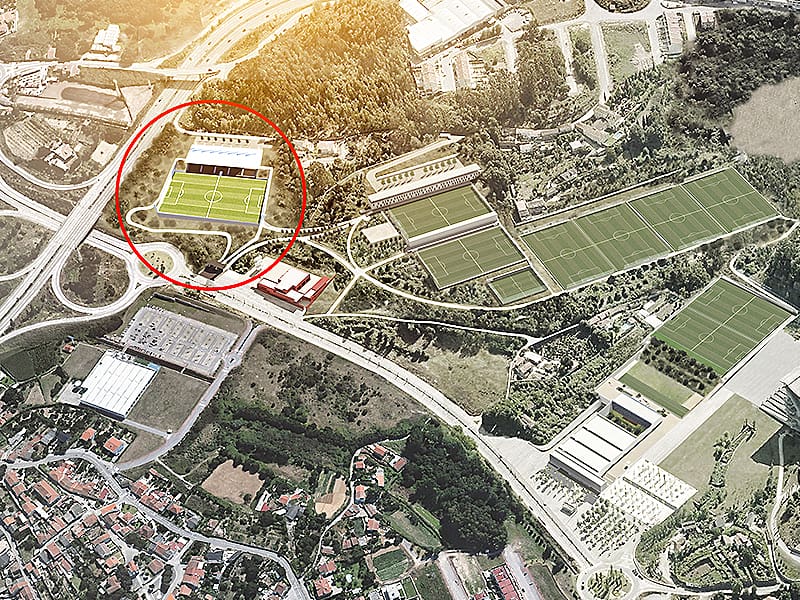 SC Braga starts construction of mini stadium