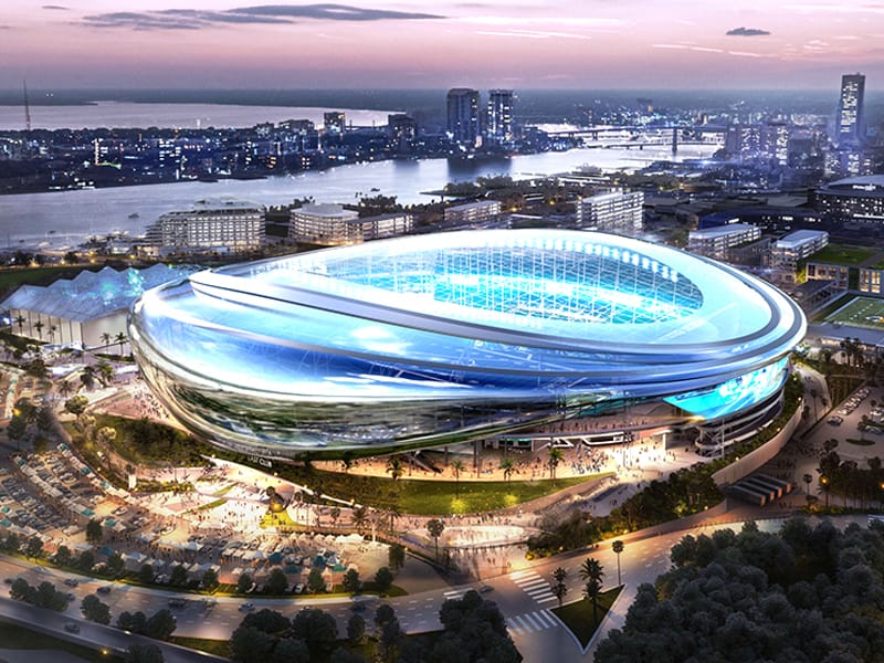 Jacksonville Jaguars reveal new stadium design