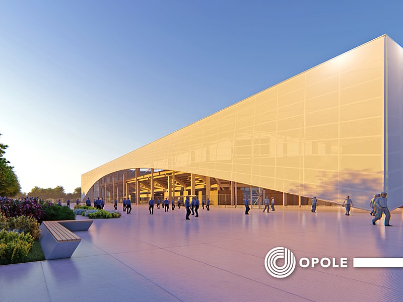 Odra Opole new stadium with sustainable goals