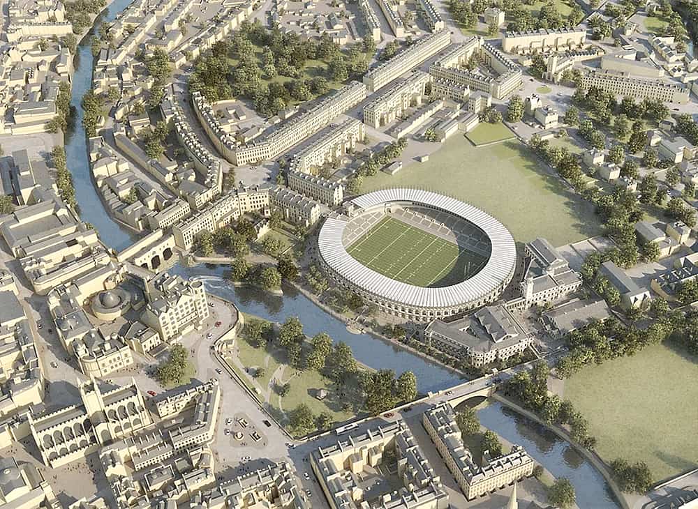 New concept for stadium in Bath presented
