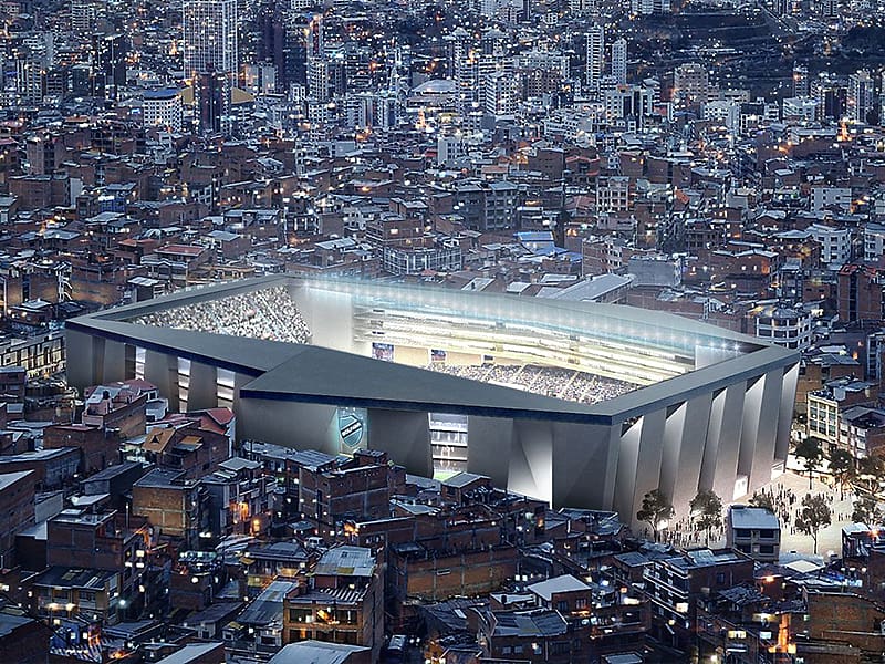 Simón Bolívar Stadium Bolivia construction will start August 1st