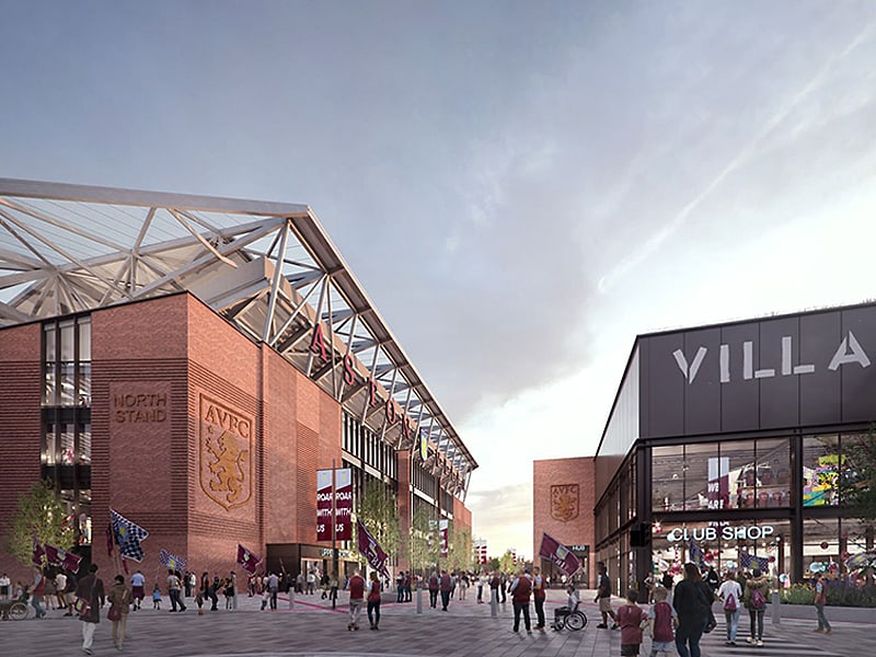 Aston Villa stadium update September 2023