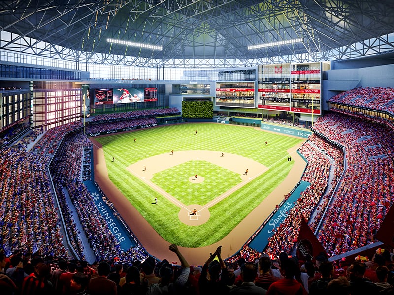 Cheongna SSG Baseball Stadium design revealed