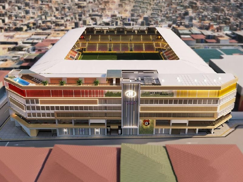 Liga FPD football team Club Sport Herediano Costa Rica new stadium design