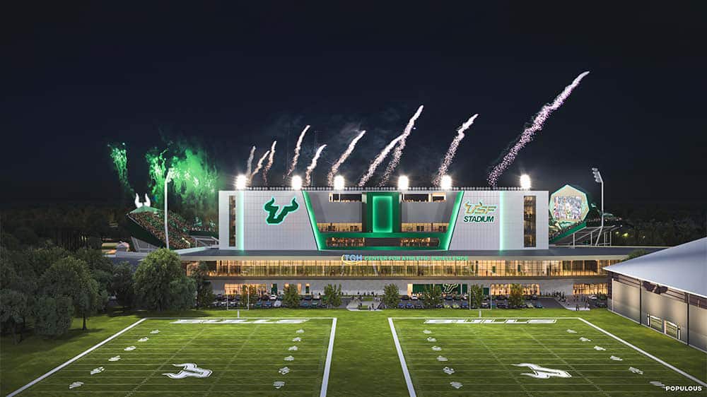 University of South Florida new stadium update Dec 2023