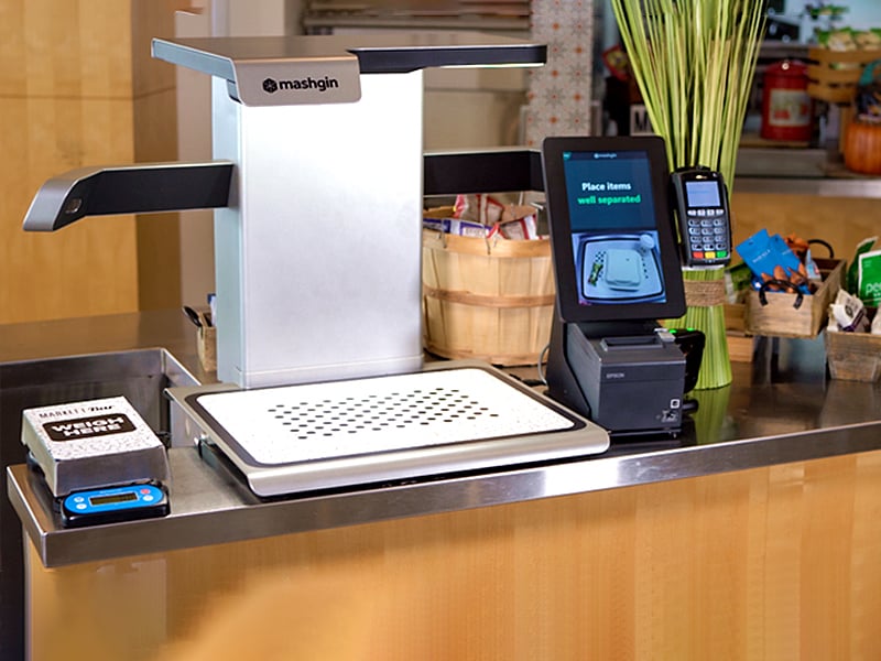 Adelaide Oval with new self-checkout out counters