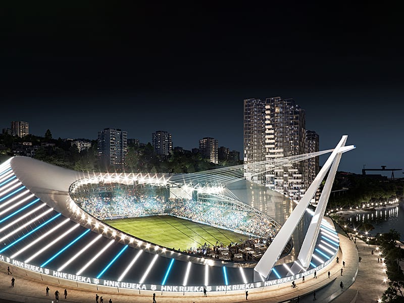 Croatia HNK Rijeka new stadium revealed