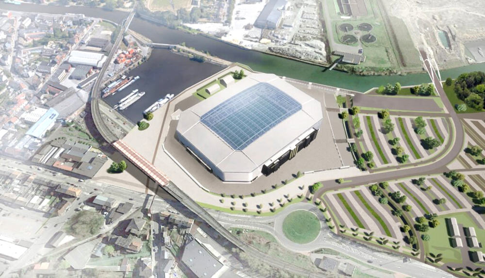 Sporting Charleroi secures building permission