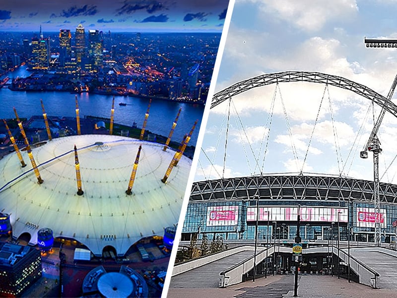 Wembley and O2 with record numbers in 2023