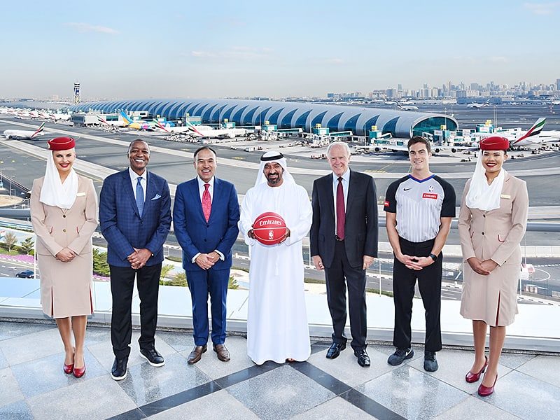 NBA partners with Emirates Airline