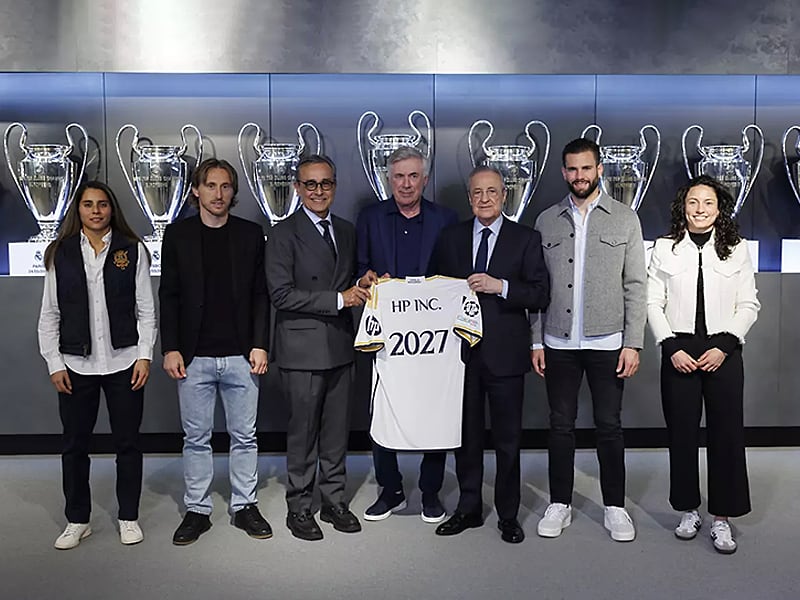 Real Madrid partners with HP
