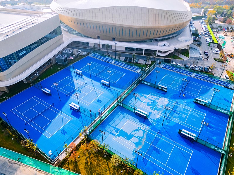 Wuxi Tennis Center in China opens