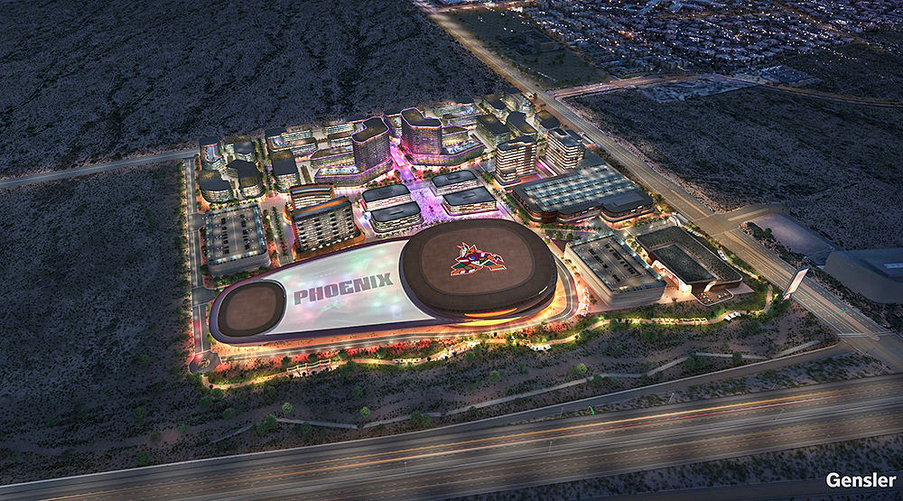 Arizona Coyotes new arena renderings revealed