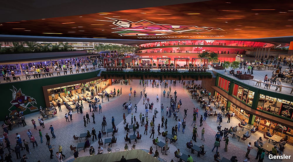 Arizona Coyotes new arena renderings revealed
