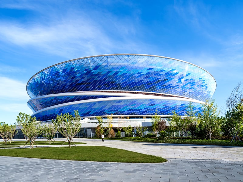 Dalian stadium completed 1