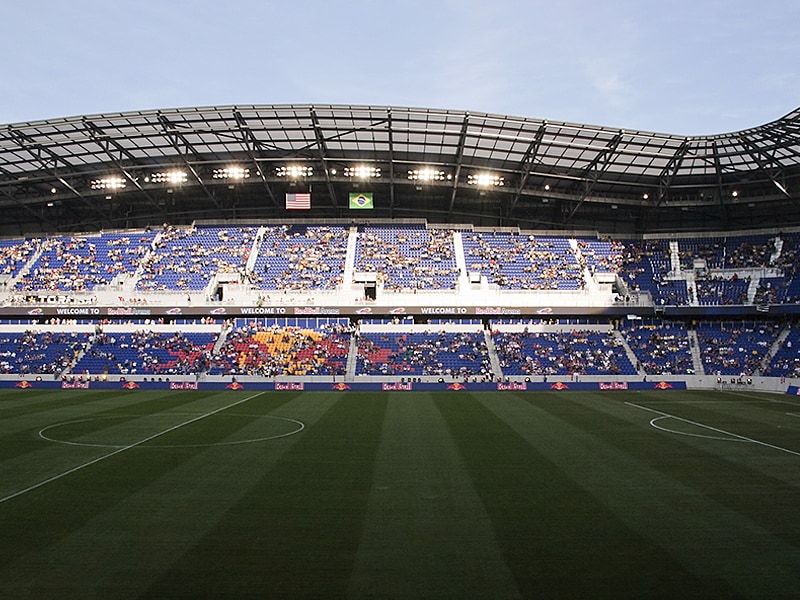 NY Red Bulls enhanced lighting system with Musco