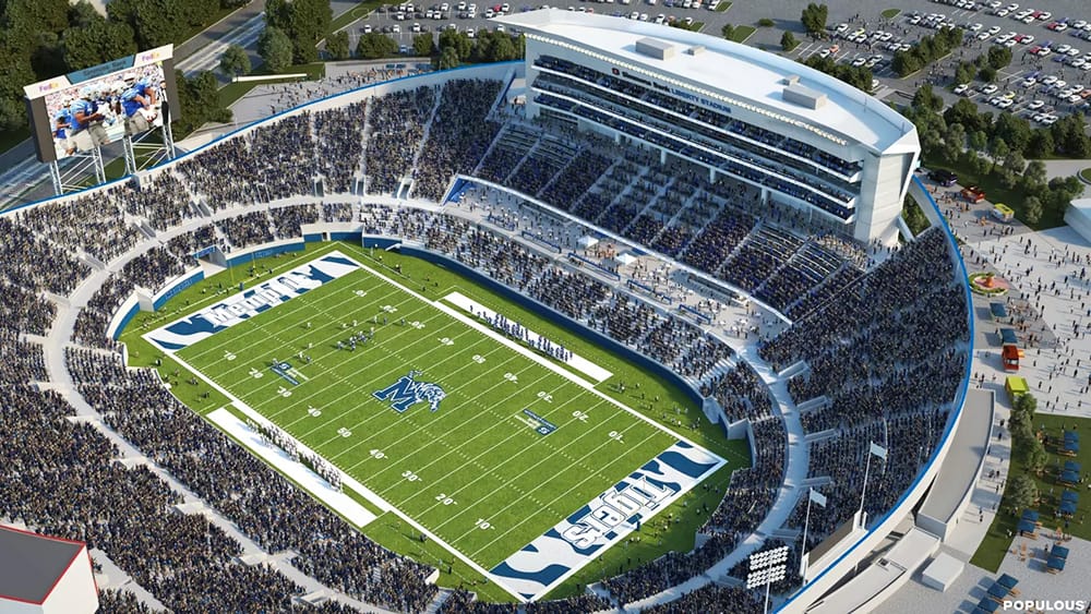 University of Memphis unveils details for Simmons Bank Liberty Stadium revamp