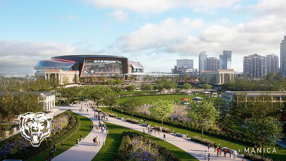 Bears release plans for stadium project in Chicago