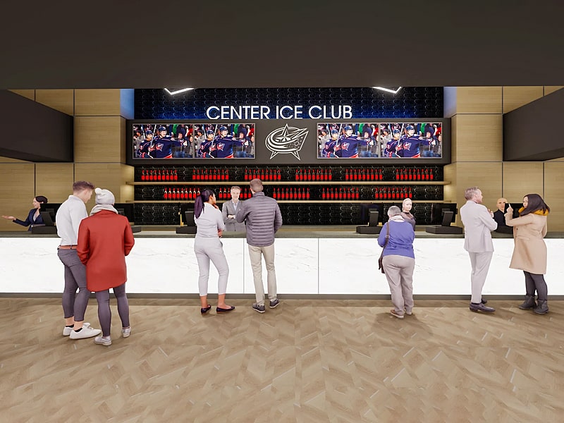 NHL Blue Jackets opening Center Ice Club - Coliseum