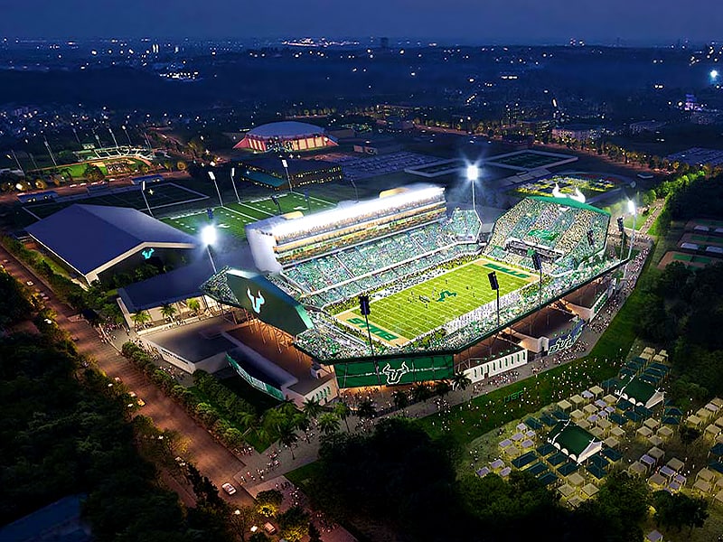 University of South Florida new stadium selects construction manager