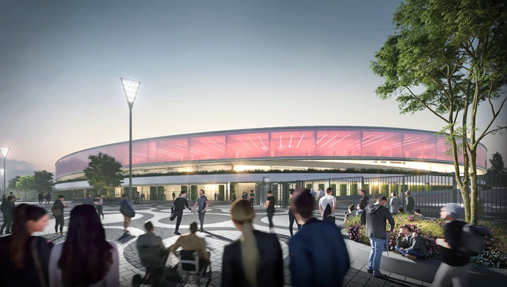 First look at new stadium Prenzlauer Berg in Berlin