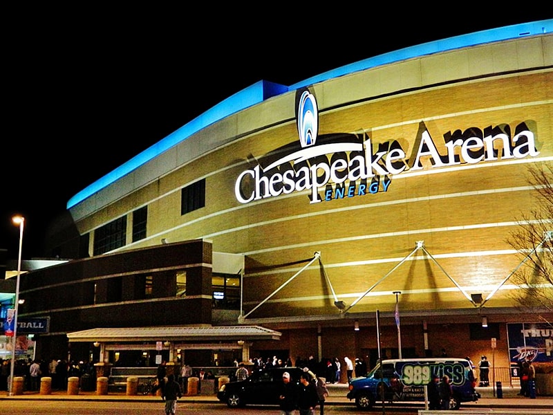 Oklahoma city thunder new arena approved
