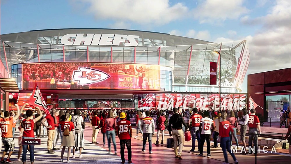 Renderings for possible new Kansas City Chiefs stadium appeared