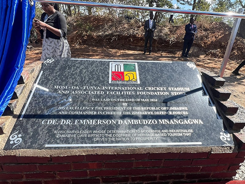 Zimbabwe new cricket stadium foundation stone laid