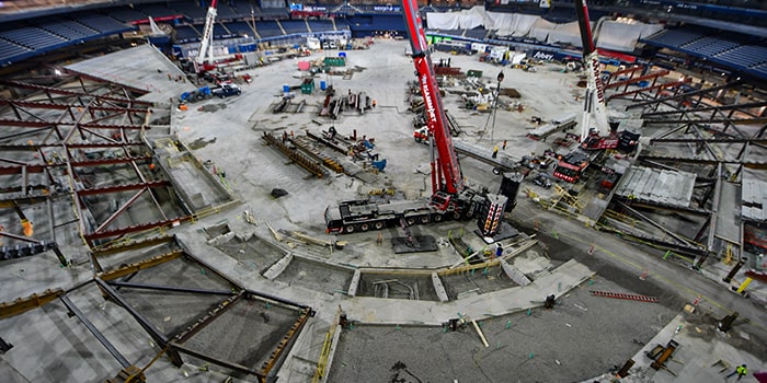 PCL Construction (Rogers Centre) - topic visual
