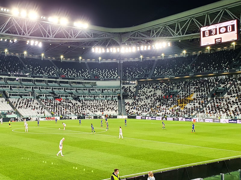 First rugby game at Juventus Stadium