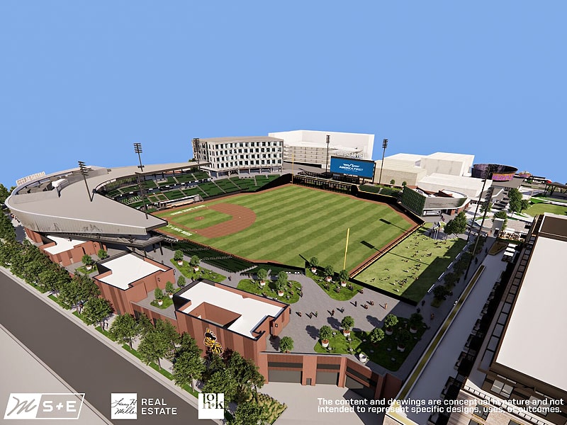 New renderings for Salt Lake Bees stadium