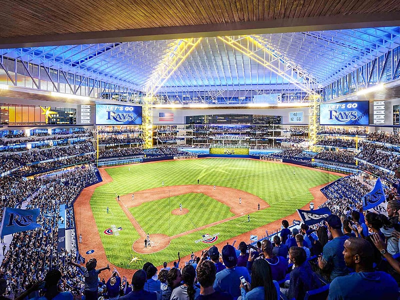Tampa Bay Rays select builder for new stadium