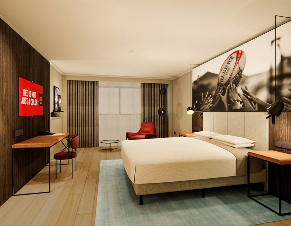Twickenham Stadium on site hotel renovation