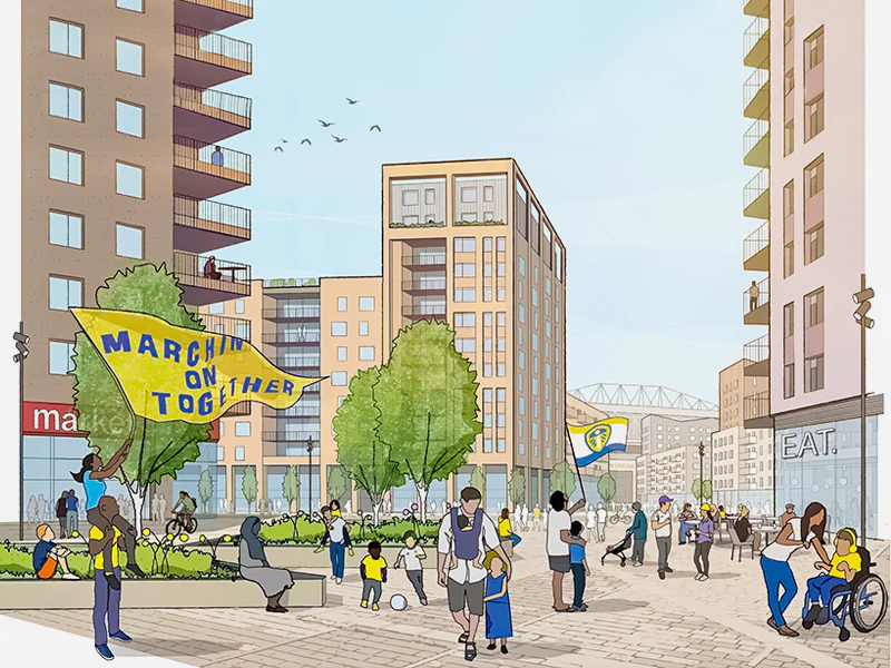 Elland Road developing a destination