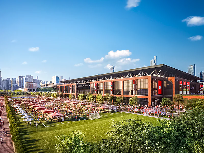New renderings of new Chicago Fire FC stadium