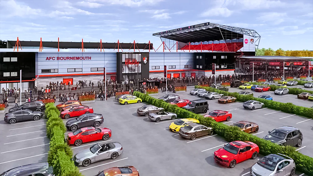 AFC Bournemouth shows first vision of new stadium