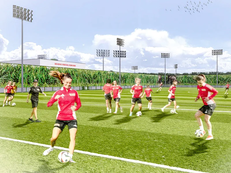 Construction of training facility at Alte Foersterei started