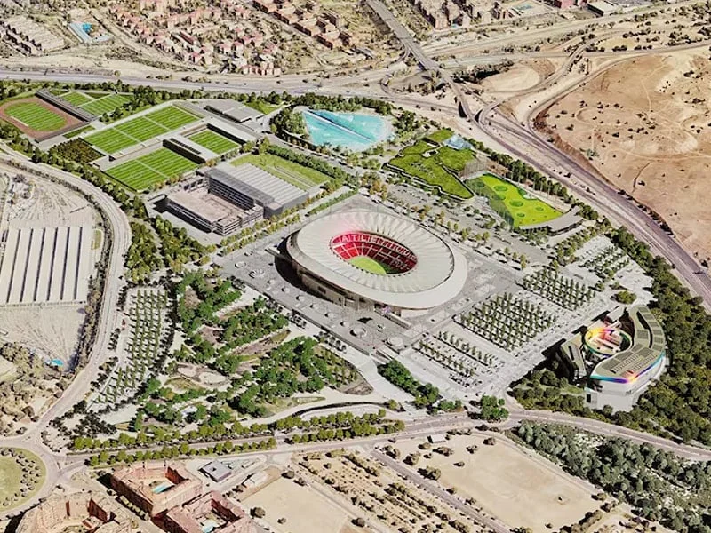 Funding plan for Atlético Madrid's sports city project