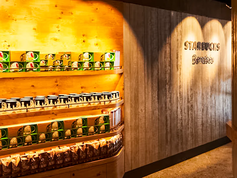 Starbucks opens first shot in a football stadium