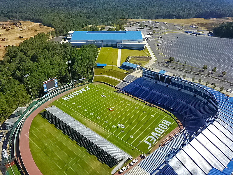 Transformation of Hoover Met stadium