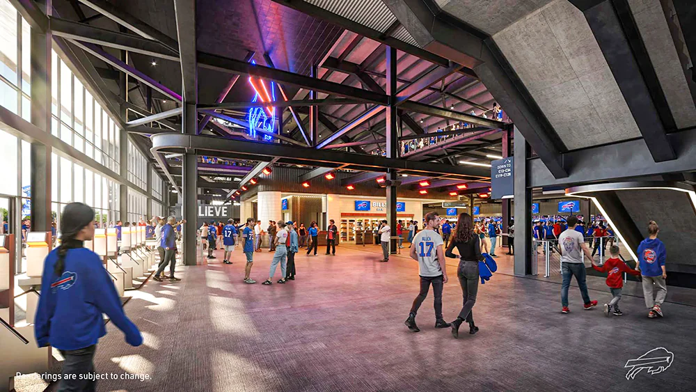 Ultra-premium space at new Highmark Stadium revealed