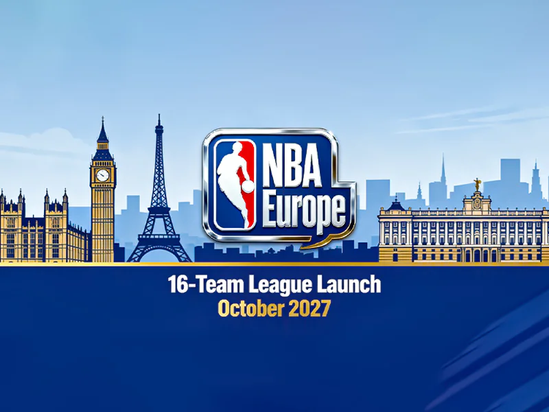 NBA will launch European League in 2027