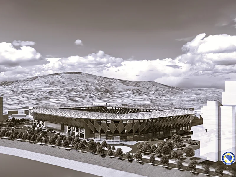 National Stadium Bosnia and Herzegovina detailed plans
