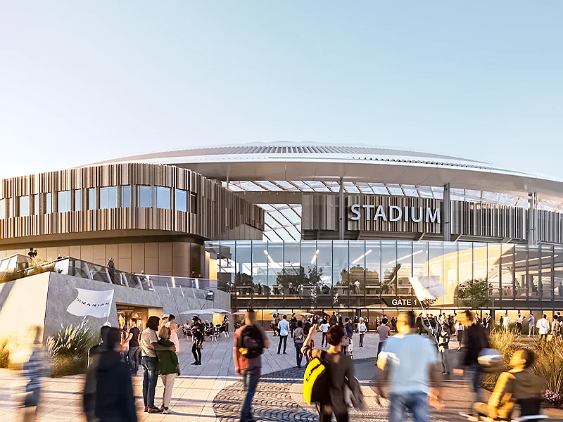 Macquarie Point Multipurpose Stadium in Hobart received approval from the Tasmanian parliament